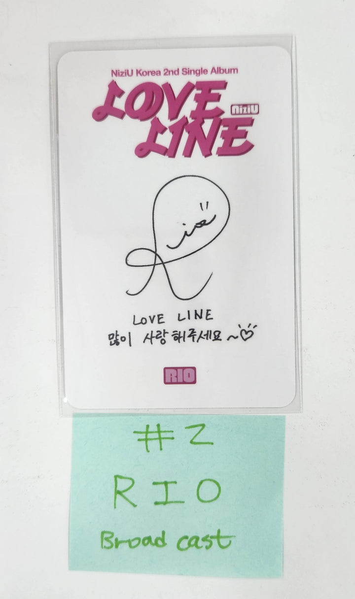 NiziU "LOVE LINE" - Broadcast Photocard [25.4.17]