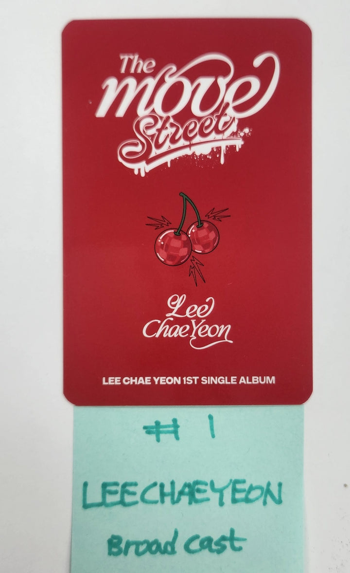 Lee Chae Yeon "The Move: Street" - Broadcast Photocard [25.4.17]