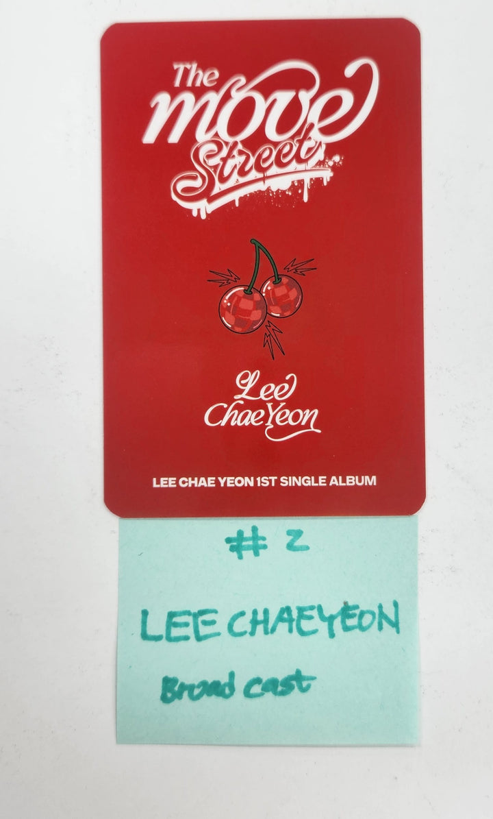 Lee Chae Yeon "The Move: Street" - Broadcast Photocard [25.4.17]
