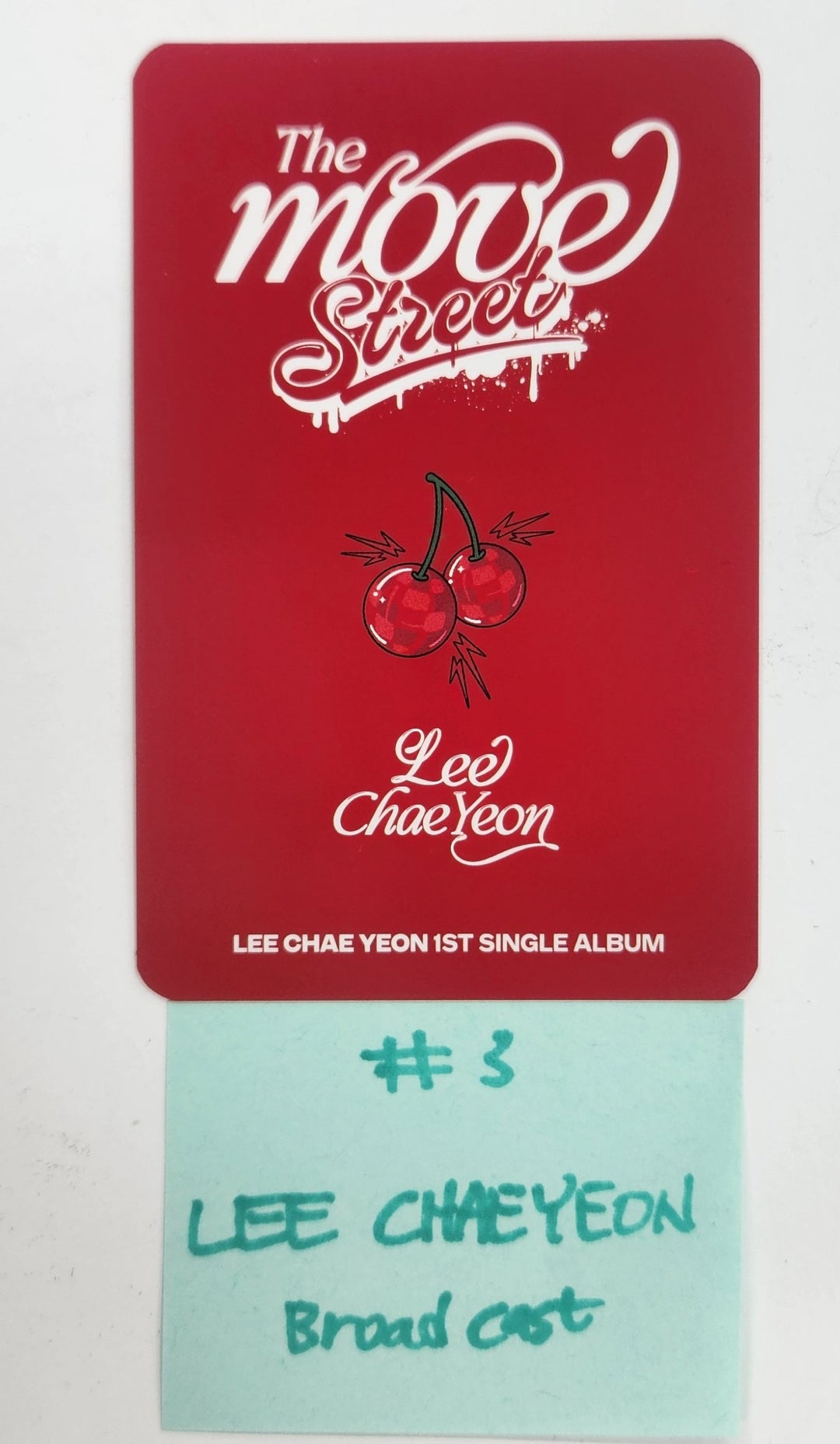 Lee Chae Yeon "The Move: Street" - Broadcast Photocard [25.4.17]