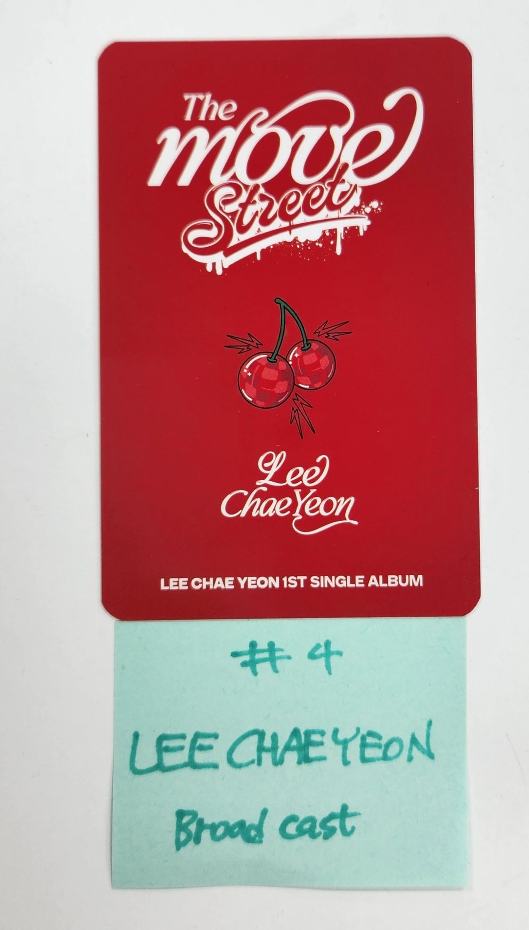 Lee Chae Yeon "The Move: Street" - Broadcast Photocard [25.4.17]
