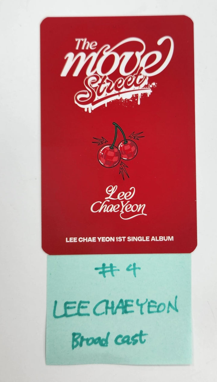 Lee Chae Yeon "The Move: Street" - Broadcast Photocard [25.4.17]