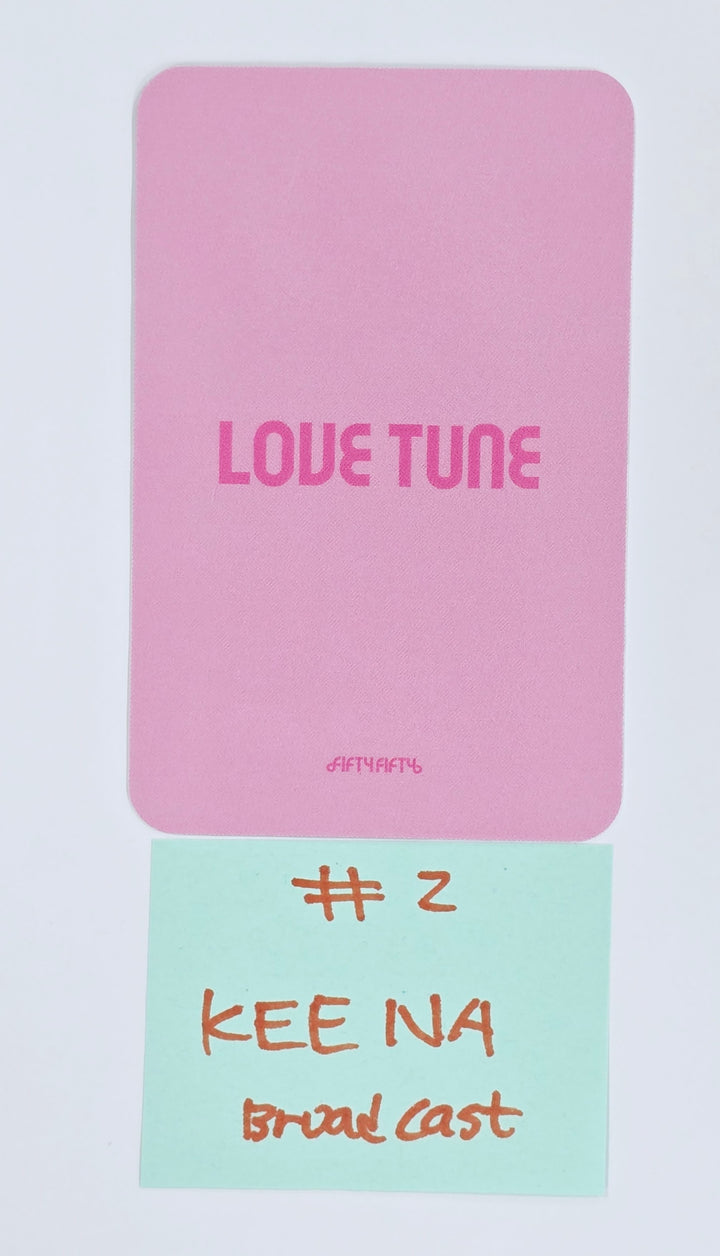 FIFTY FIFTY"Love Tune" - Broadcast Photocard [25.1.17]