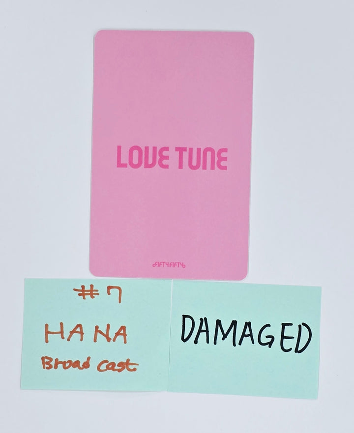 FIFTY FIFTY"Love Tune" - Broadcast Photocard [25.1.17]
