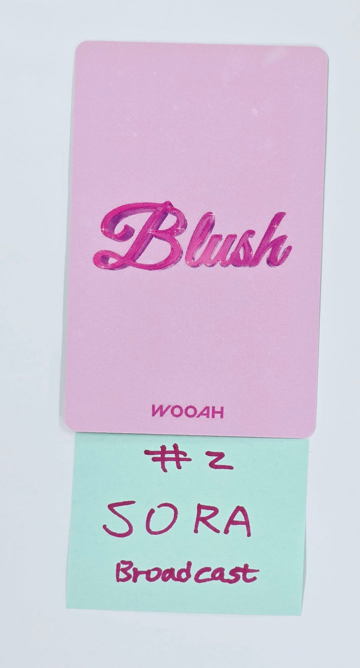 WOOAH "BLUSH" - Broadcast Photocard [25.4.17]