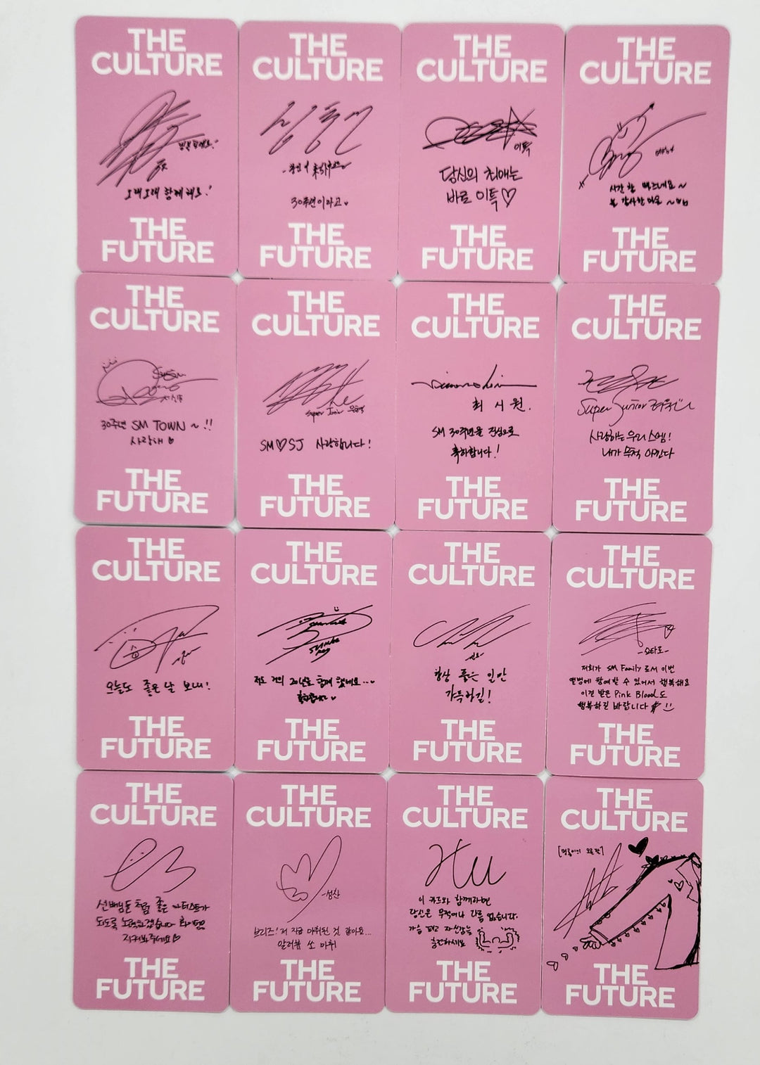 Kangta, Riize, SUPER JUNIOR, SHINee (Of SMTOWN) "2025 SMTOWN : THE CULTURE, THE FUTURE" - Official Photocard [25.4.17]
