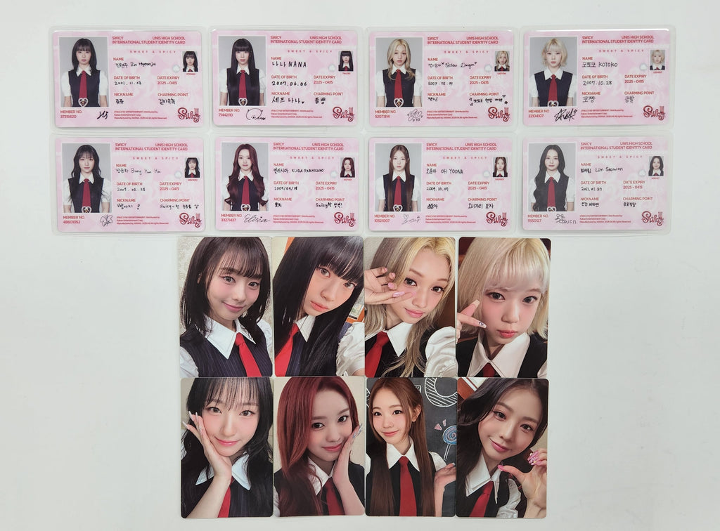 UNIS CURIOUS withmuu サイン カービィ ナナ　トレカ KakaoTalk_20250418_192702889_1