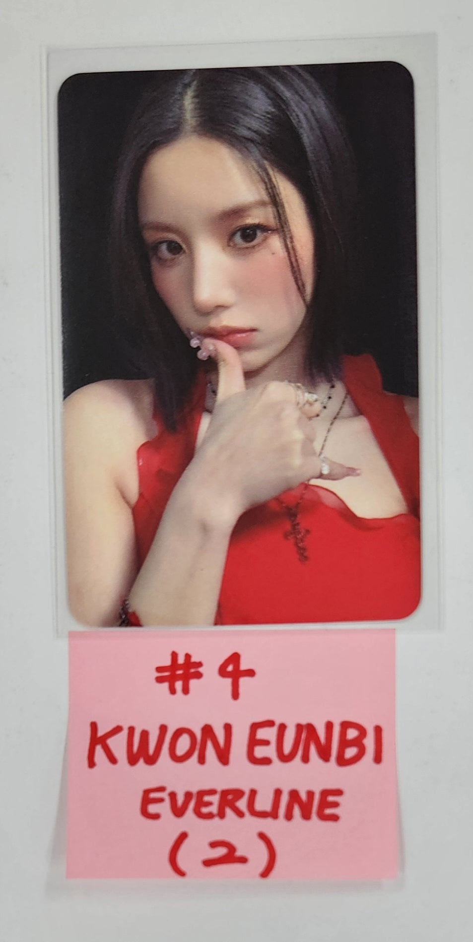 KWON EUNBI X Everline POP-UP STORE - Everline Fansign Event Photocard [25.4.21]