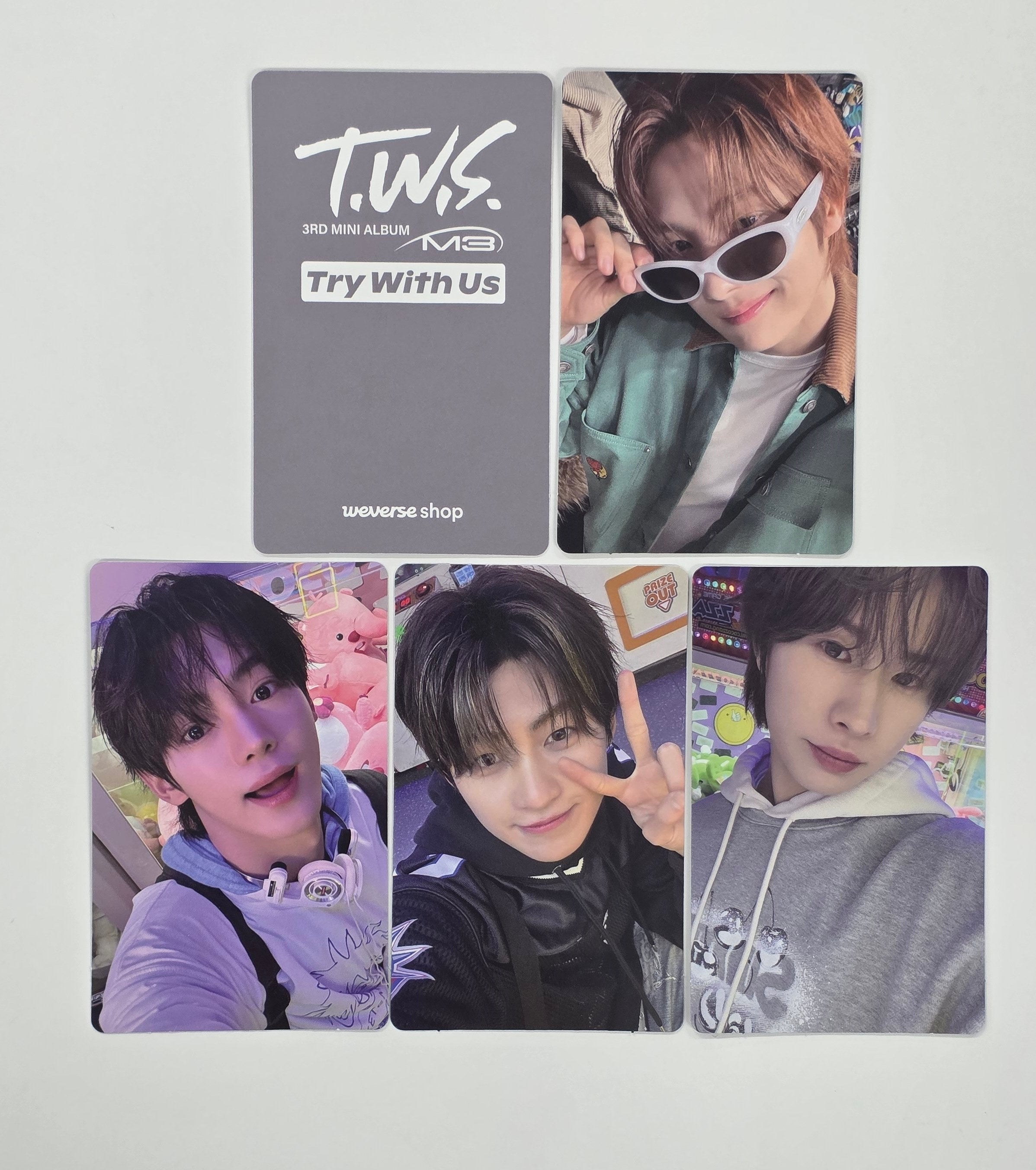 TWS TRY WITH US ポップアップ ラキドロ限定 トレカ 6枚セットA