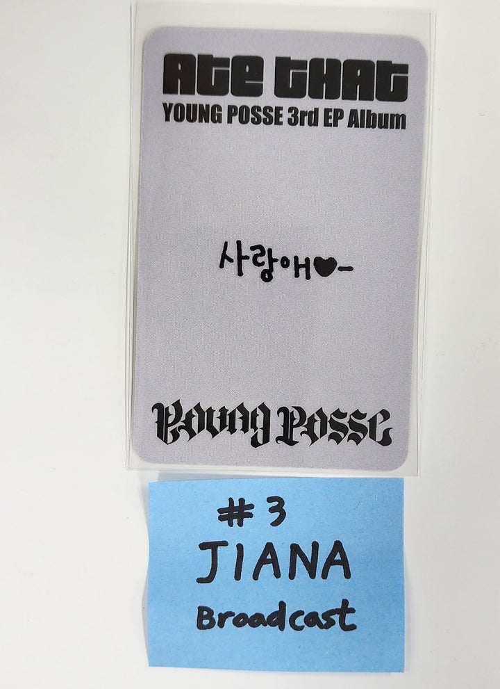 YOUNG POSSE - Broadcast Photocard [25.4.25]