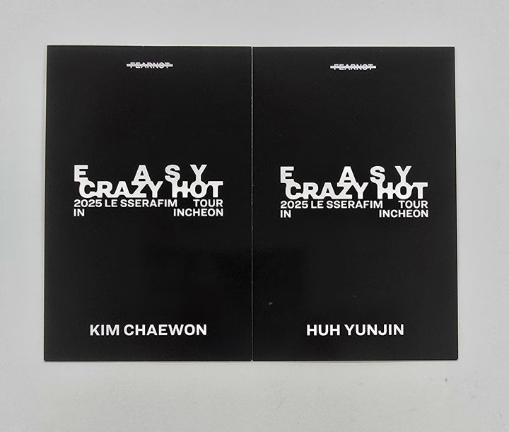 Le Sserafim "EASY CRAZY HOT" - Broadcast Photocard [25.4.28]