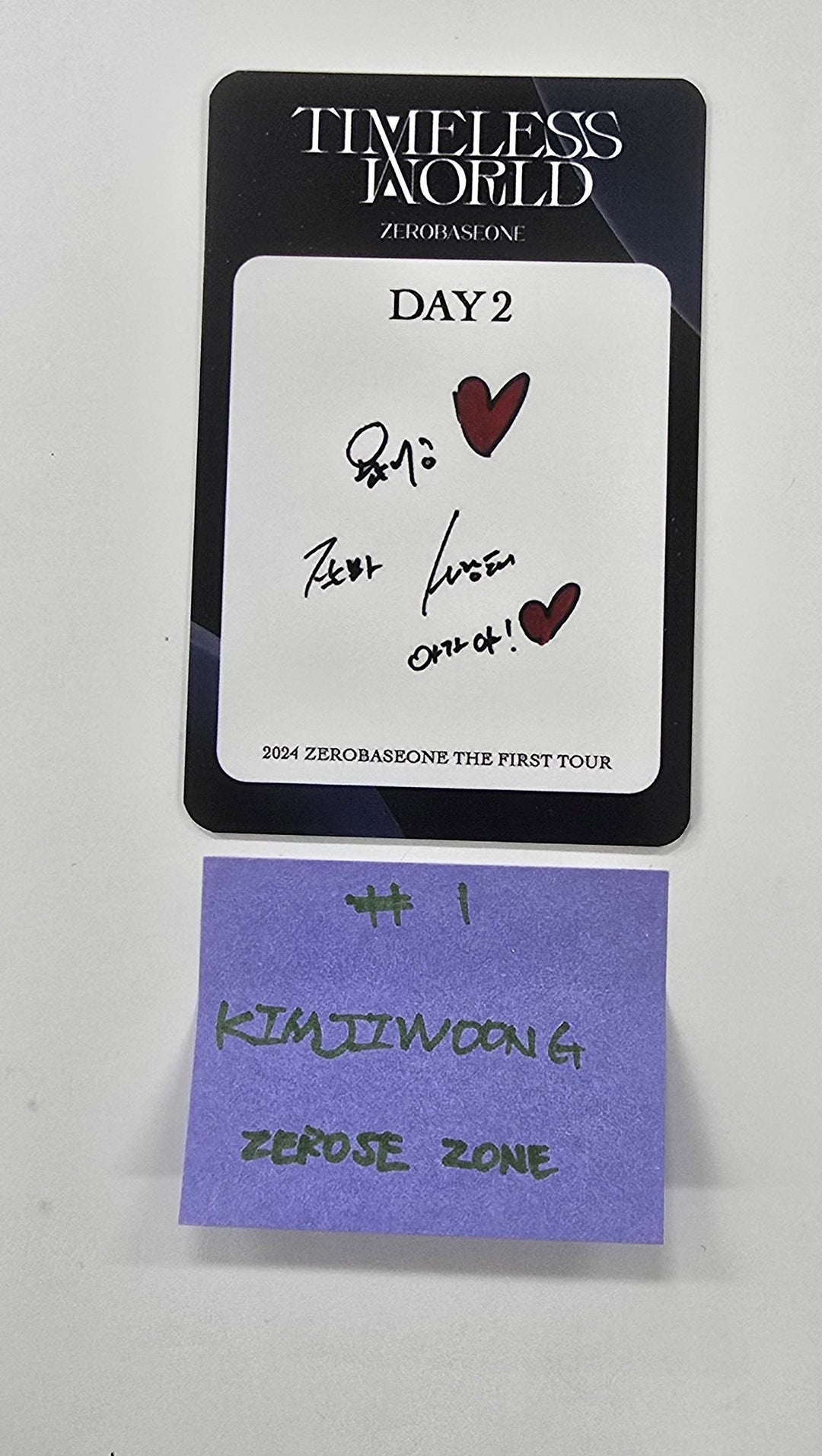 ZEROBASEONE(ZB1) "BLUEMANSION" 2025 FANCON - ZEROSE ZONE Photocard [25.4.28]