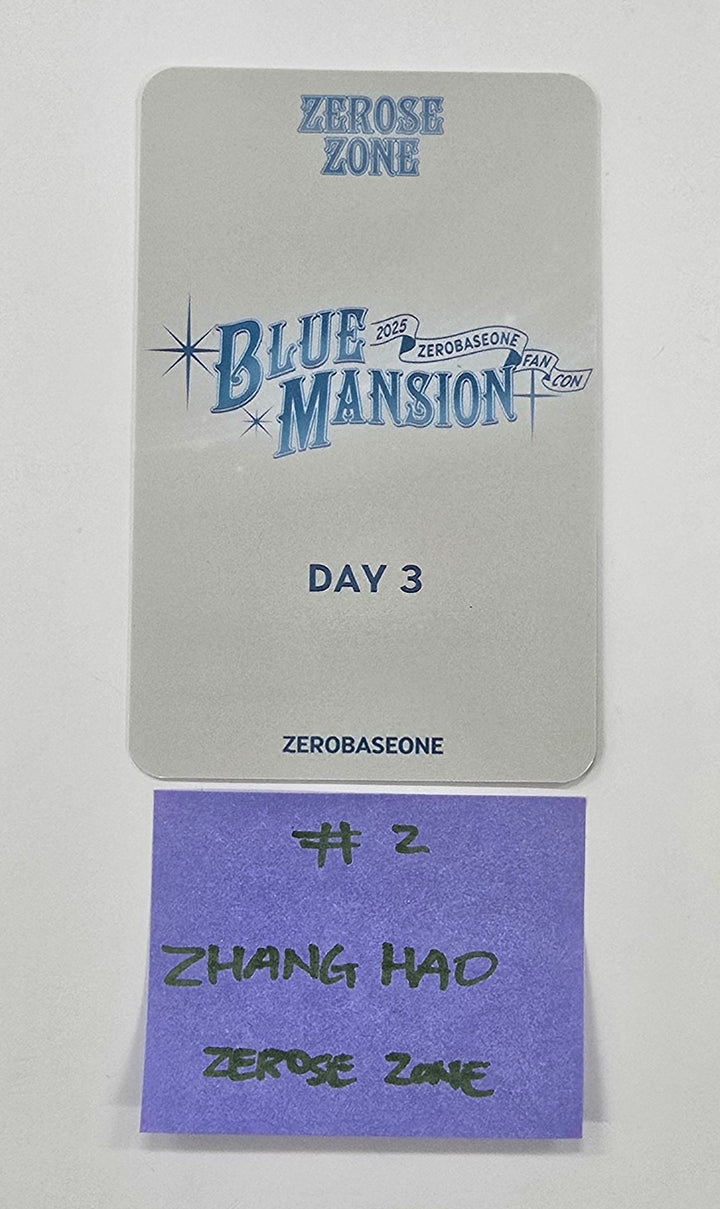ZEROBASEONE(ZB1) "BLUEMANSION" 2025 FANCON - ZEROSE ZONE Photocard [25.4.28]