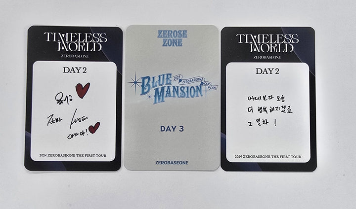 ZEROBASEONE(ZB1) "BLUEMANSION" 2025 FANCON - ZEROSE ZONE Photocard [25.4.28]