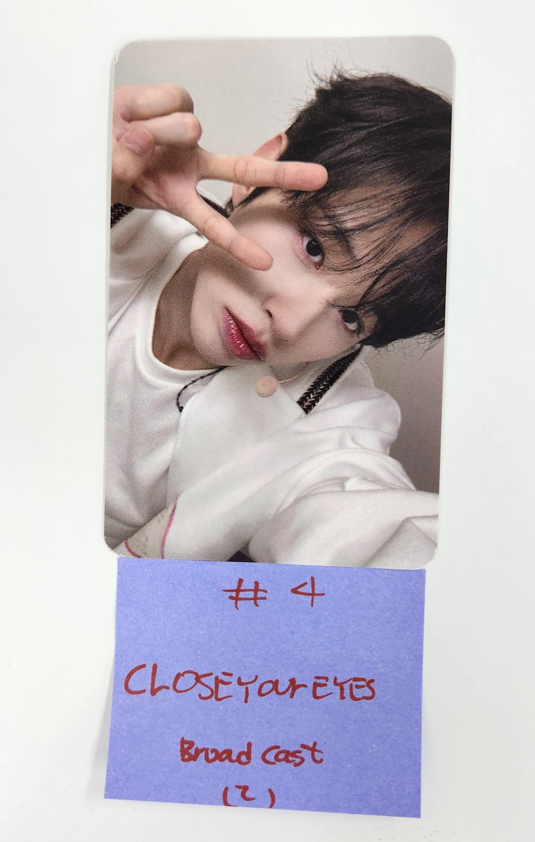 CLOSE YOUR EYES "ETERNALT" - Broadcast Photocard [25.4.28]