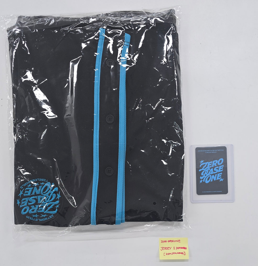 ZEROBASEONE(ZB1) "Timeless World" 2024 The 1st Tour - Official MD [jersey] + Photocard [Kimjiwoong]