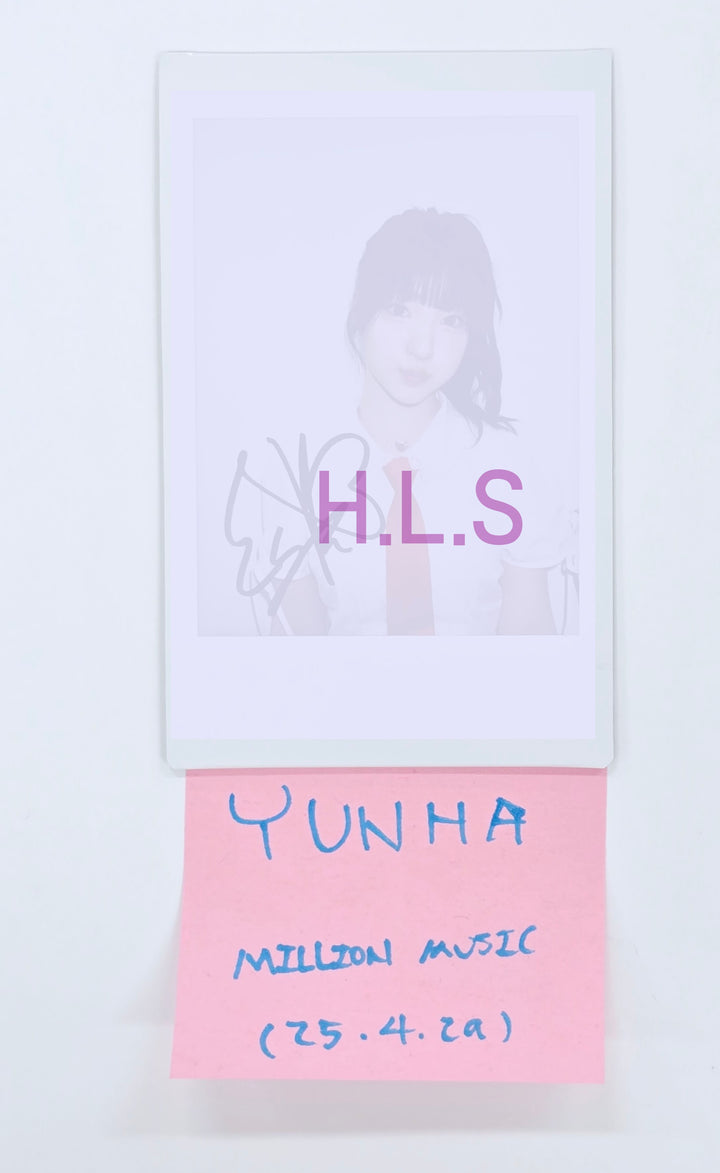 Yunha (Of UNIS) "SWICY" - Hand Autographed(Signed) Polaroid [25.4.29]