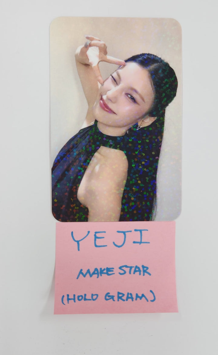 YEJI (Of ITZY) "Air" - Makestar Fansign Event Hologram Photocard [25.4.29]