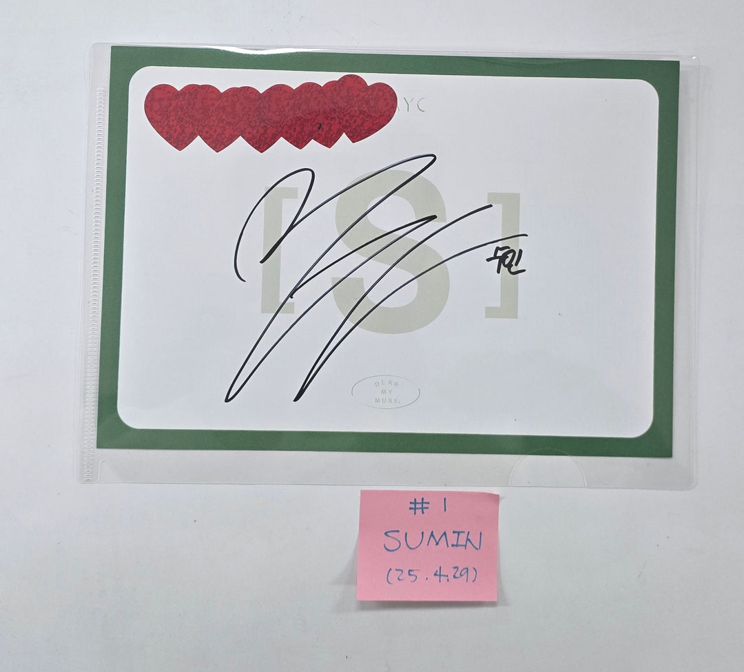 STAYC "S" - Hand Autographed(Signed) Paper [25.4.29]