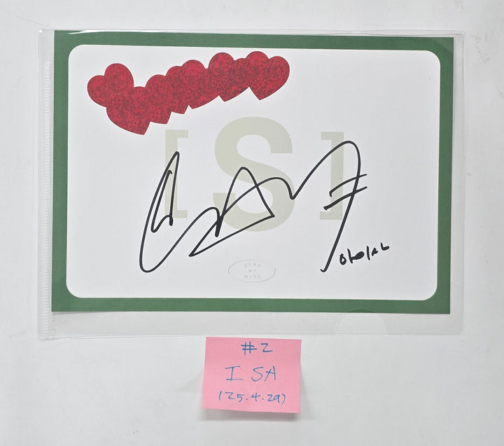 STAYC "S" - Hand Autographed(Signed) Paper [25.4.29]