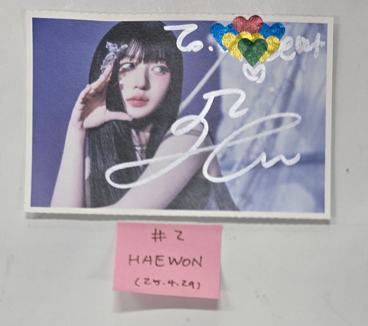 NMIXX "Fe3O4: BREAK" - A Cut Page From Fansign Event Album [25.4.29]