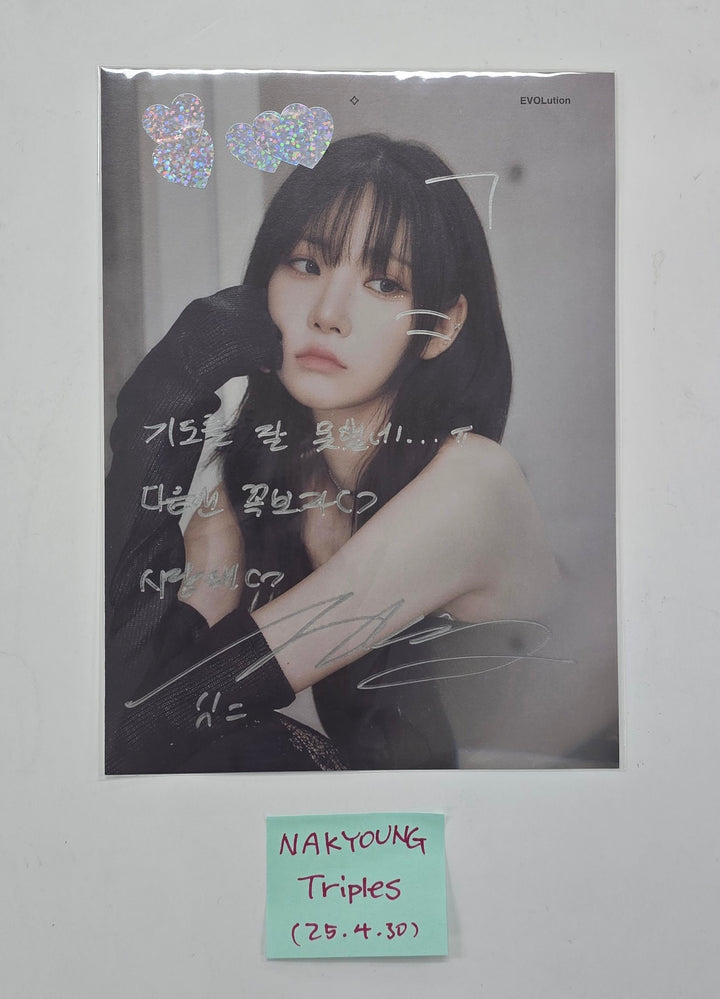 Nakyoung (Of TripleS) - A Cut Page From Fansign Event Album [25.4.30]