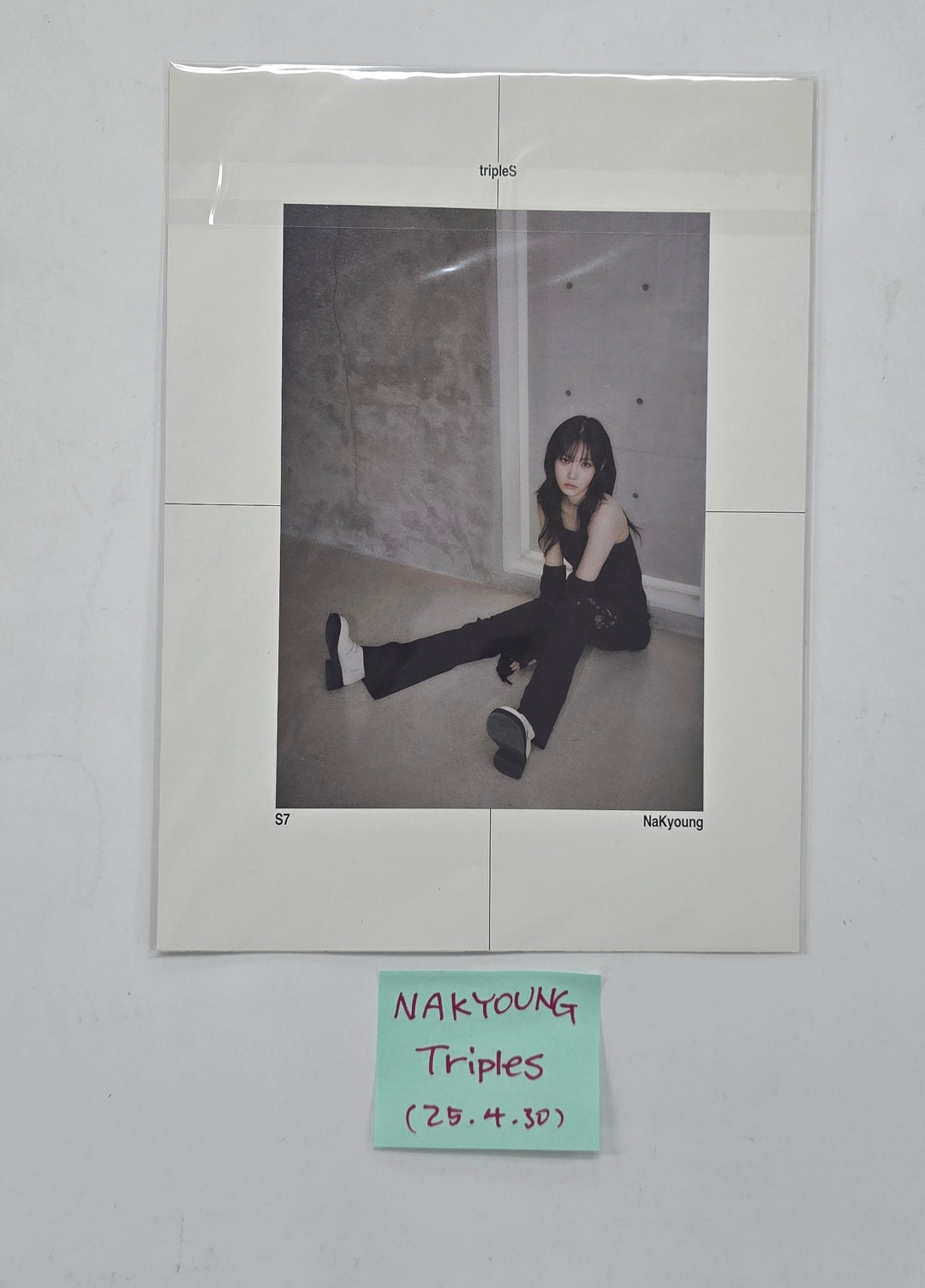 Nakyoung (Of TripleS) - A Cut Page From Fansign Event Album [25.4.30]