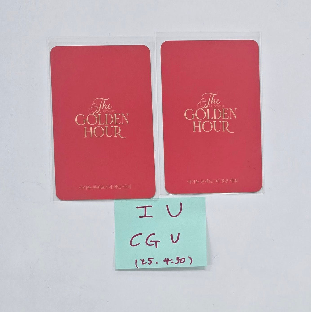 IU "The Golden Hour" - CGV Concert Movie Event Ticket Gift Photocards Set (2EA) Round 2 [25.4.30]
