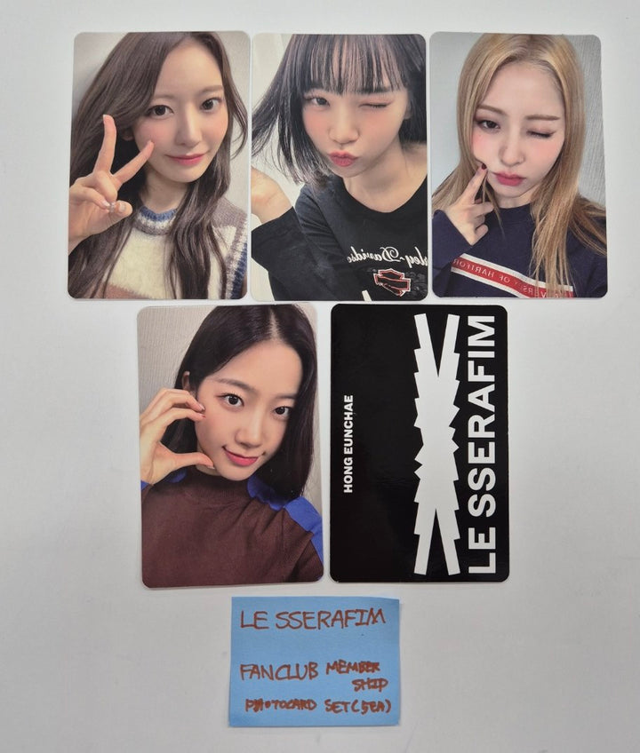 Le Sserafim - Fan Club Membership Photocards Set (5EA) [25.4.30]