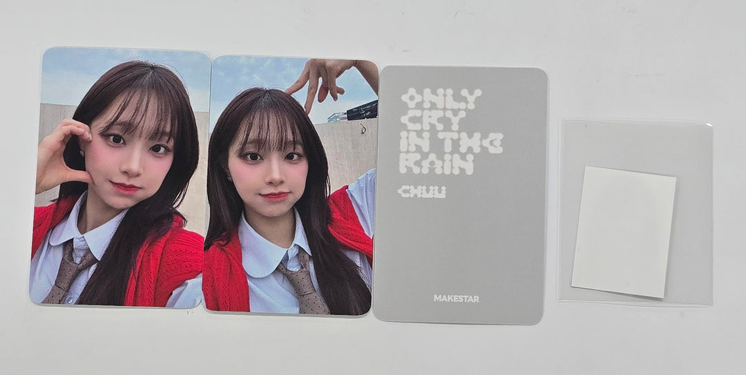 CHUU "Only cry in the rain" - Makestar Fansign Event Photocard Round 2 [25.5.2]