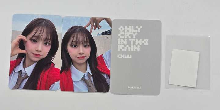 CHUU "Only cry in the rain" - Makestar Fansign Event Photocard Round 2 [25.5.2]