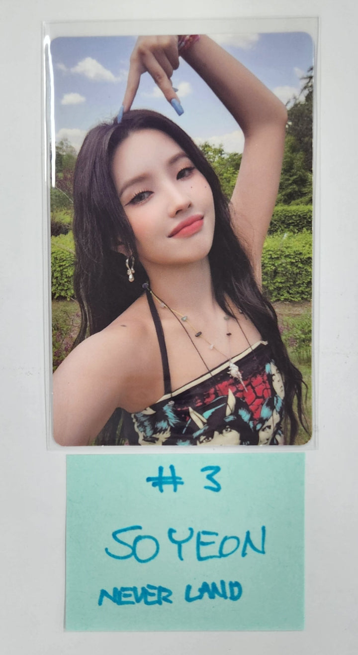 (g) I-DLE "I am FREE-TY" - 2023 (G)I-DLE WORLD TOUR Never Land Zone Event Photocard [25.5.2]