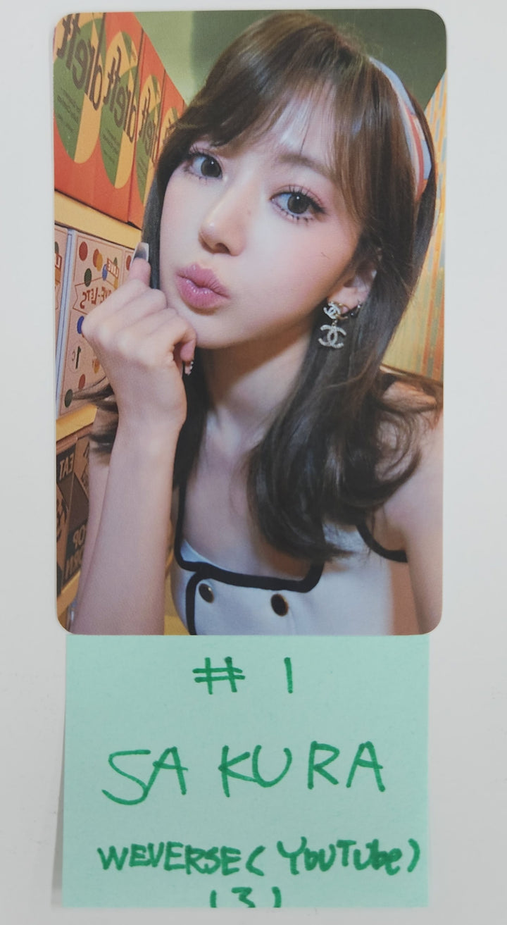 Le Sserafim "Hot" - Weverse Shop (YouTube) Gift Photocard [25.5.2]