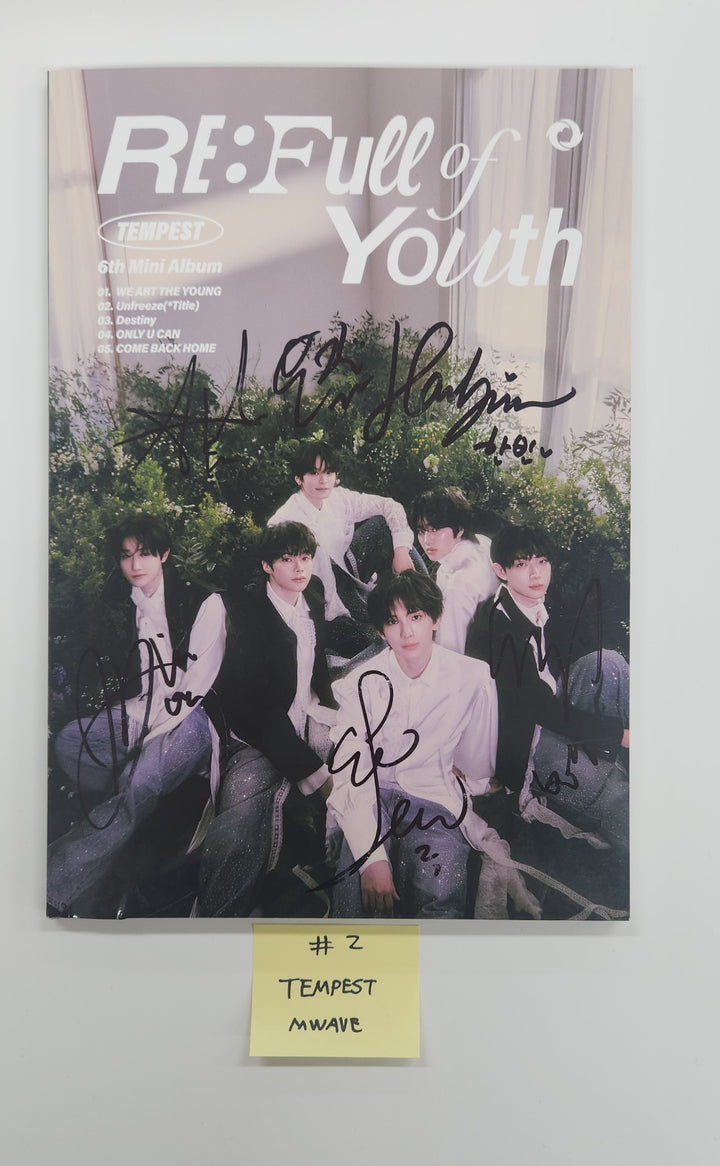 Tempest "RE: Full of Youth" - Hand Autographed(Signed) Album [25.5.8]