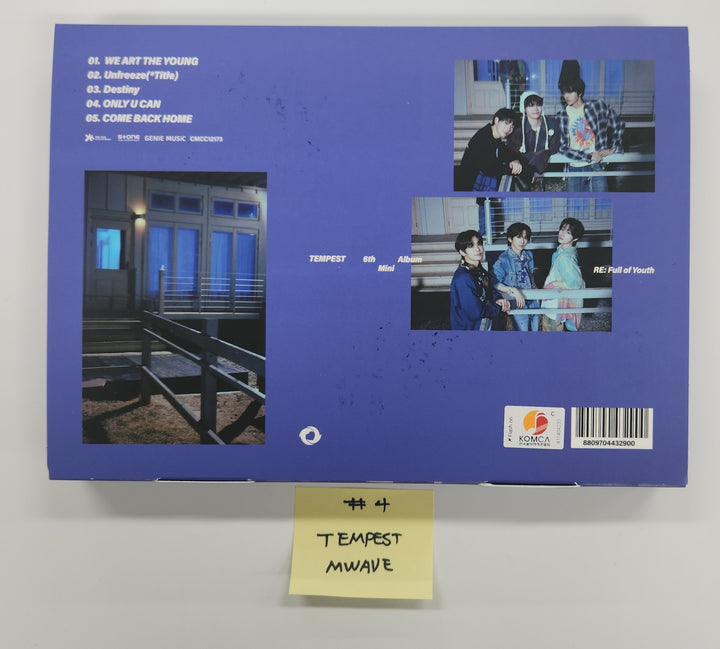 Tempest "RE: Full of Youth" - Hand Autographed(Signed) Album [25.5.8]