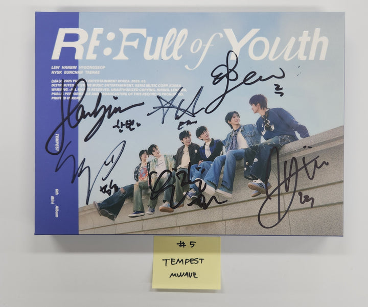 Tempest "RE: Full of Youth" - Hand Autographed(Signed) Album [25.5.8]