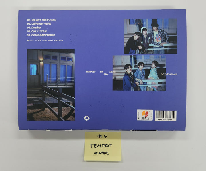 Tempest "RE: Full of Youth" - Hand Autographed(Signed) Album [25.5.8]