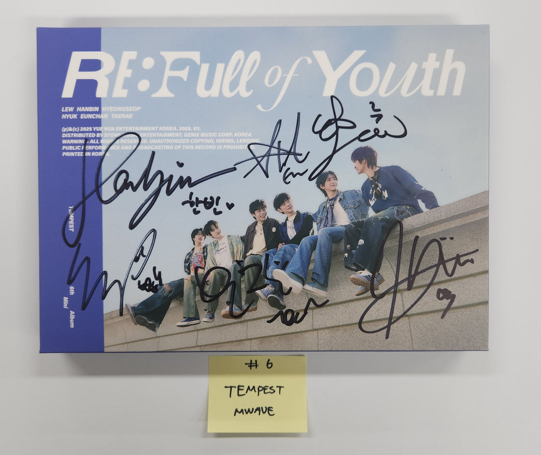 Tempest "RE: Full of Youth" - Hand Autographed(Signed) Album [25.5.8]