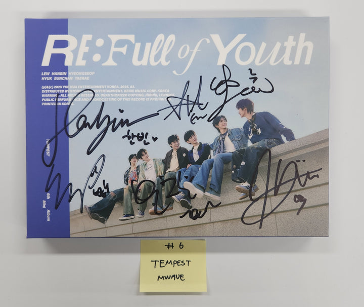 Tempest "RE: Full of Youth" - Hand Autographed(Signed) Album [25.5.8]