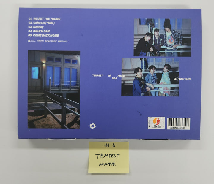 Tempest "RE: Full of Youth" - Hand Autographed(Signed) Album [25.5.8]