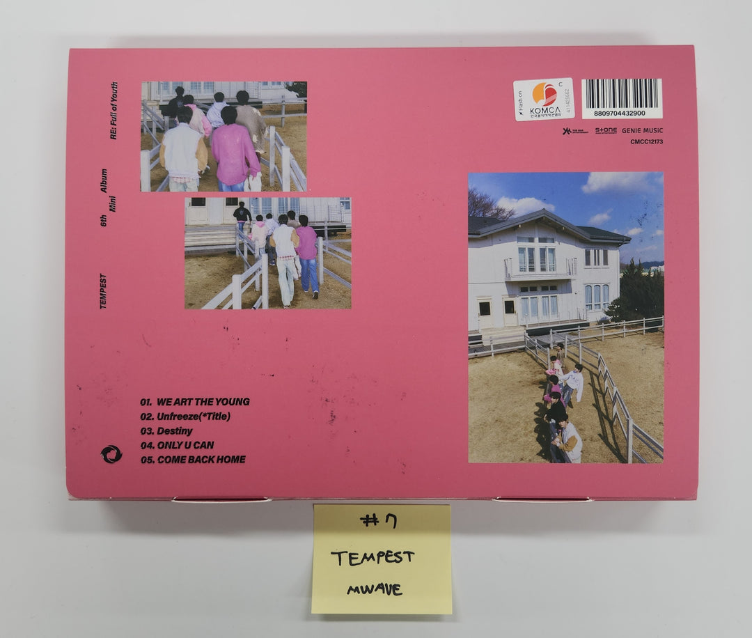 Tempest "RE: Full of Youth" - Hand Autographed(Signed) Album [25.5.8]