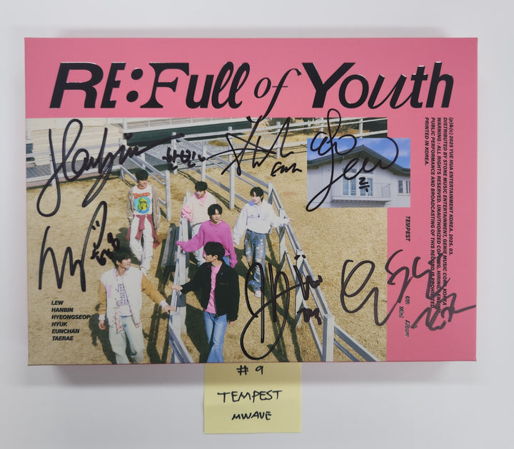 Tempest "RE: Full of Youth" - Hand Autographed(Signed) Album [25.5.8]