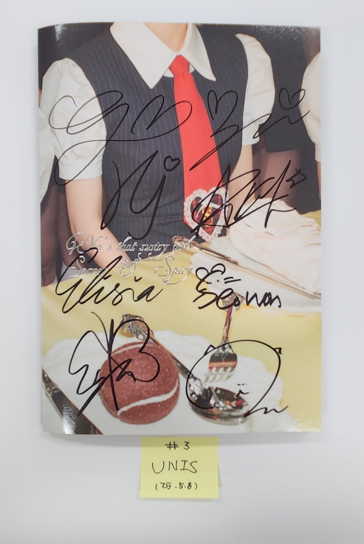 UNIS "SWICY", HITGS "Things we love : H", NEXZ "O-RLY?" - Hand Autographed(Signed) Promo Album [25.5.8]
