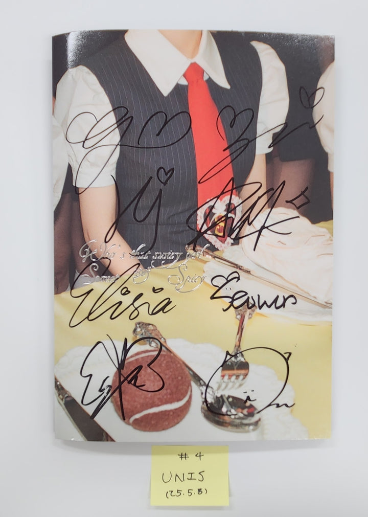 UNIS "SWICY", HITGS "Things we love : H", NEXZ "O-RLY?" - Hand Autographed(Signed) Promo Album [25.5.8]