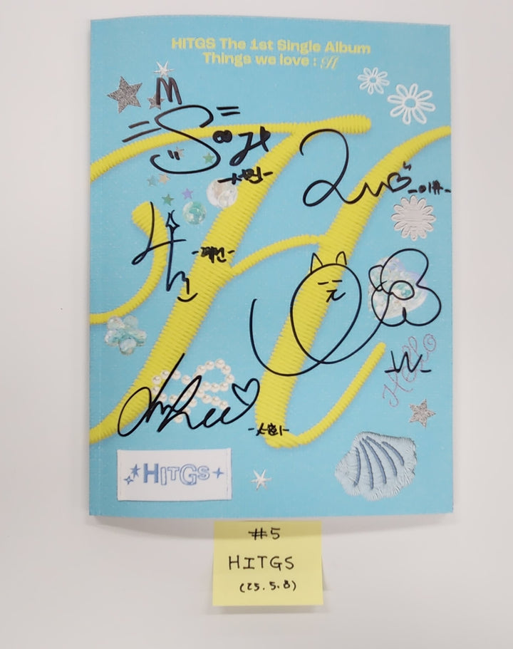 UNIS "SWICY", HITGS "Things we love : H", NEXZ "O-RLY?" - Hand Autographed(Signed) Promo Album [25.5.8]