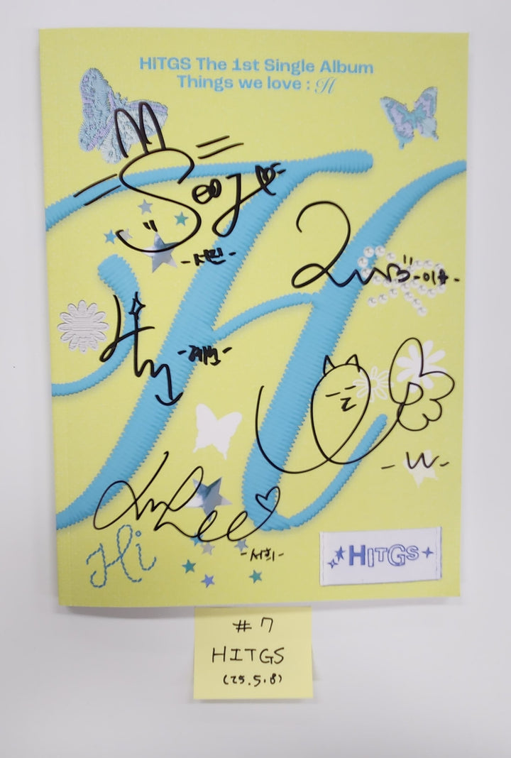 UNIS "SWICY", HITGS "Things we love : H", NEXZ "O-RLY?" - Hand Autographed(Signed) Promo Album [25.5.8]
