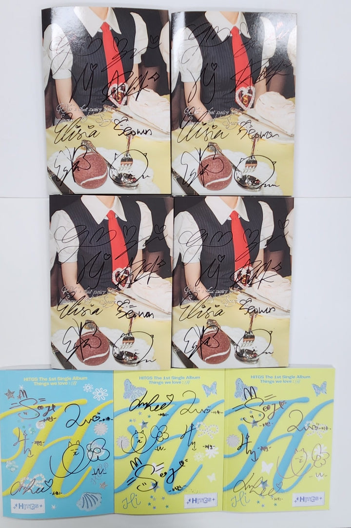 UNIS "SWICY", HITGS "Things we love : H", NEXZ "O-RLY?" - Hand Autographed(Signed) Promo Album [25.5.8]