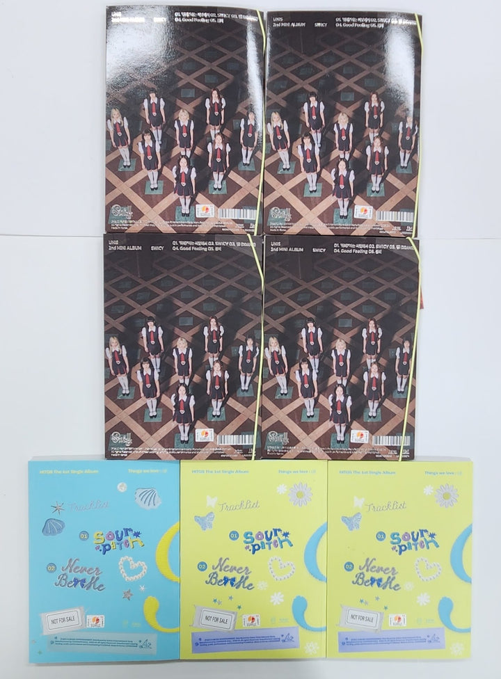 UNIS "SWICY", HITGS "Things we love : H", NEXZ "O-RLY?" - Hand Autographed(Signed) Promo Album [25.5.8]