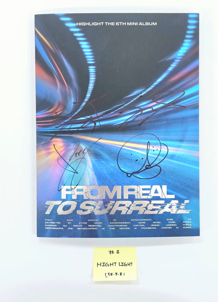 NEXZ "O-RLY?", AMPERS&ONE "WILD&FREE", HIGHLIGHT "From Real to Surreal" - Hand Autographed(Signed) Promo Album [25.5.8]