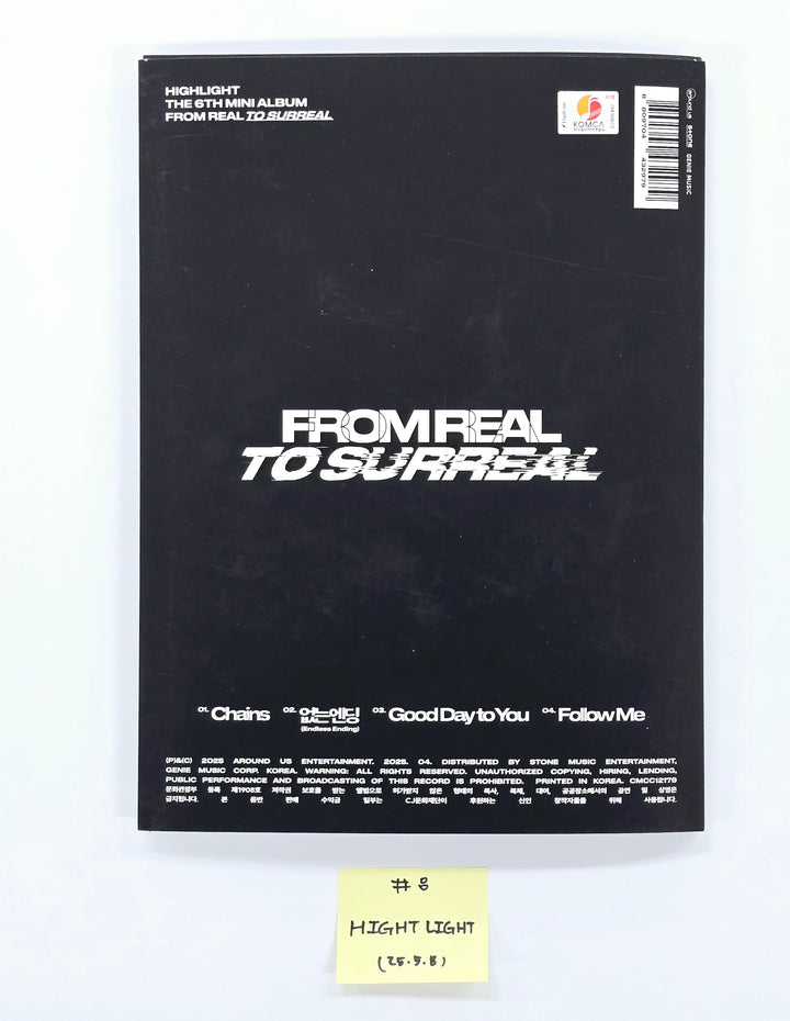 NEXZ "O-RLY?", AMPERS&ONE "WILD&FREE", HIGHLIGHT "From Real to Surreal" - Hand Autographed(Signed) Promo Album [25.5.8]